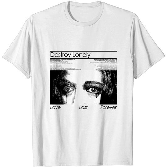 Destroy Lonely Tour T-Shirt - Destroy Lonely Shirt
