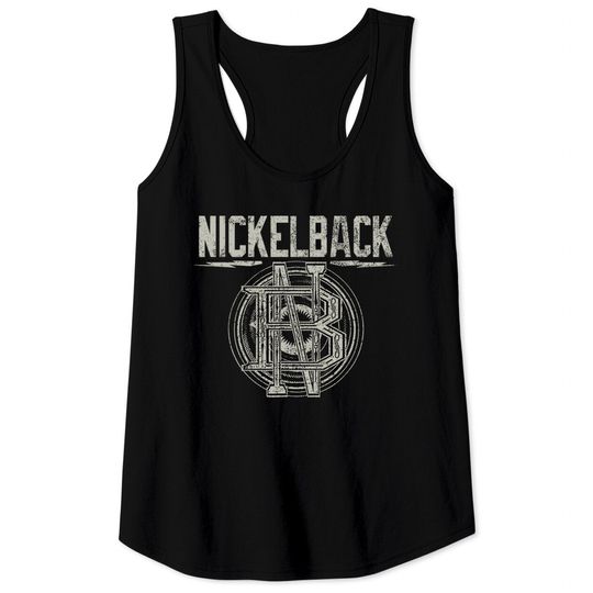 Nickelback Logo Feed The Machine Rock Tank Tops