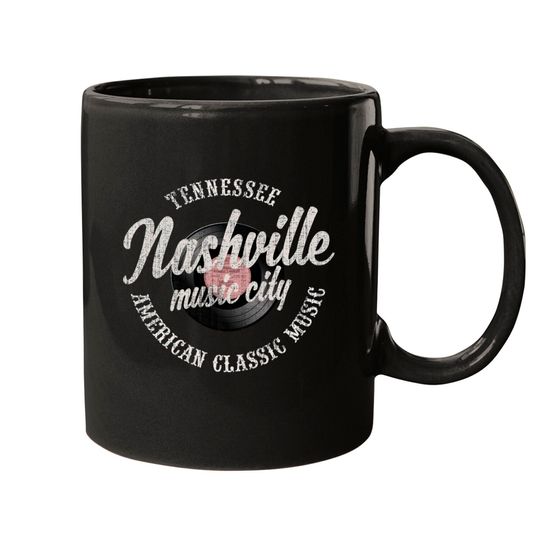 Nashville Music City Mugs
