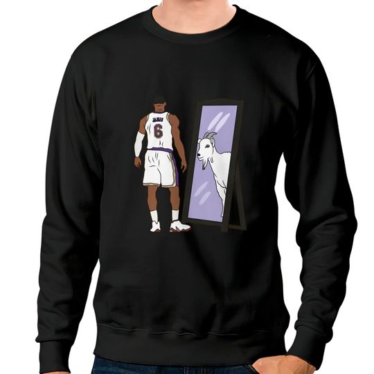 LeBron James Mirror GOAT Sweatshirts