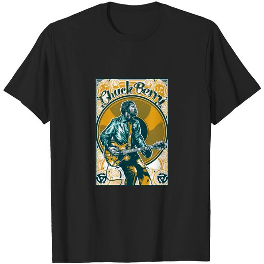 Chuck Berry Perform Guitar T Shirt