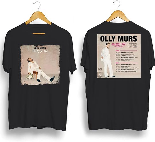 Olly Murs New Album 'Marry Me' T-Shirt, Olly Murs Fan Shirt