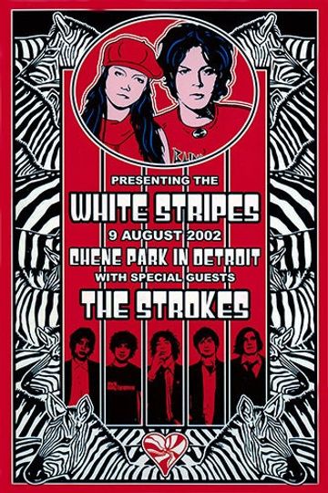 WS, The Strokes Vintage Concert Poster