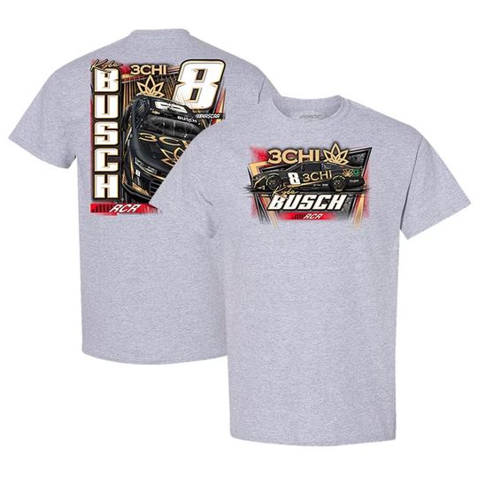 Kyle Busch 3Chi Both Side Richard Childress Racing Team Collection Gray 3CHI Car Shirt