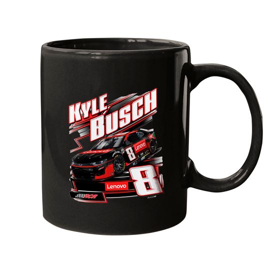 Kyle Busch Racing Mugs, 2023 Lenovo Horsepower Mugs, Racing Mugs