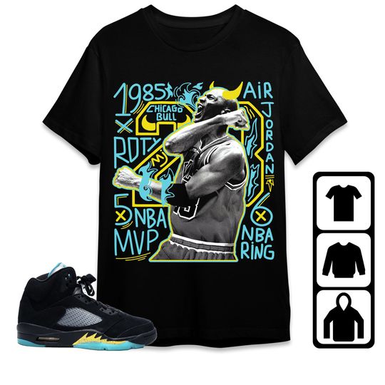 Jordan 5 Aqua Unisex T-Shirt, Kid, Toddles