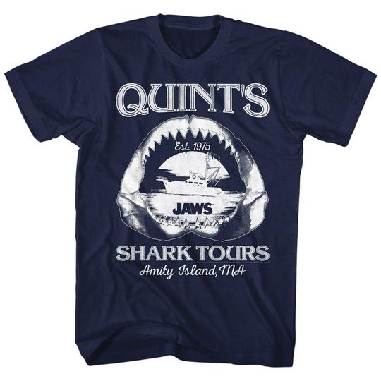 Jaws Quints Shark Tours Movie Shirt