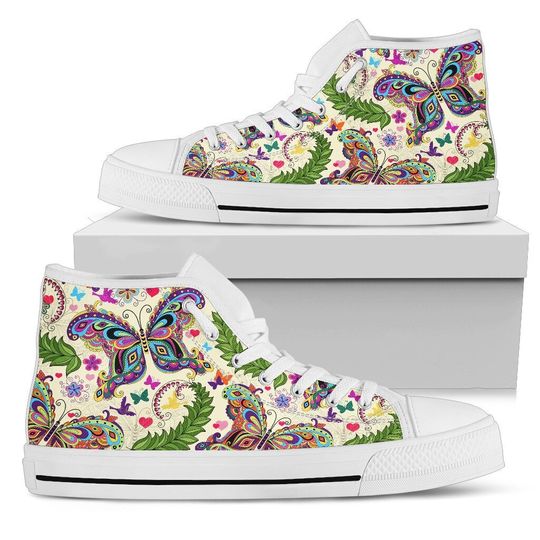 Butterfly High Tops Sneakers