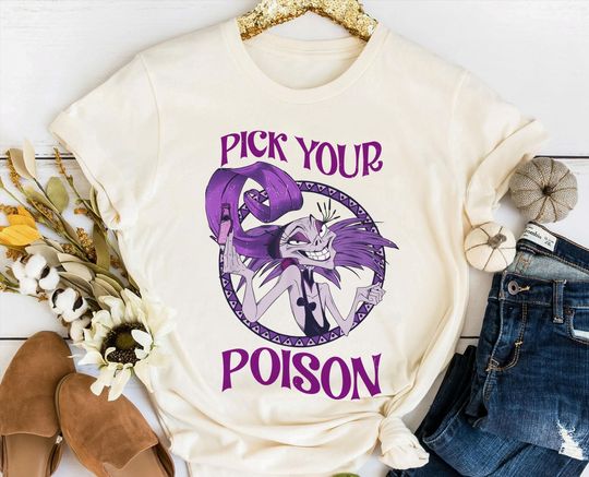 Retro Yzma Pick Your Poison Shirt / The Emperor's New Groove Disney Villains T-shirt