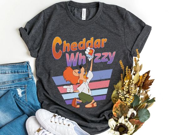 Retro Bobby Cheddar Whizzy Shirt / A Goofy Movie Disney T-shirt