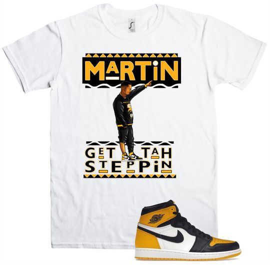 Fitz 4 kickz Shirt to match the Jordan 1 Retro High Taxi Yellow toe