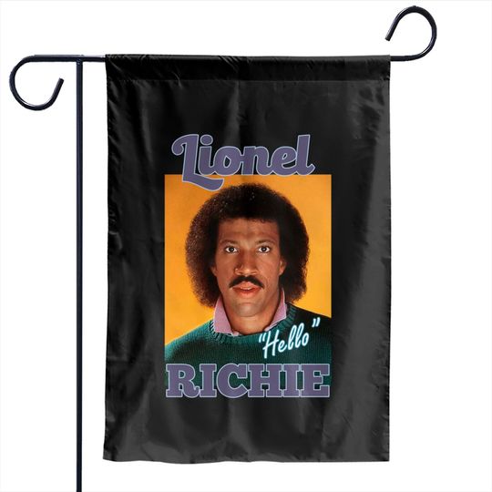 Lionel Richie Hello Garden Flags