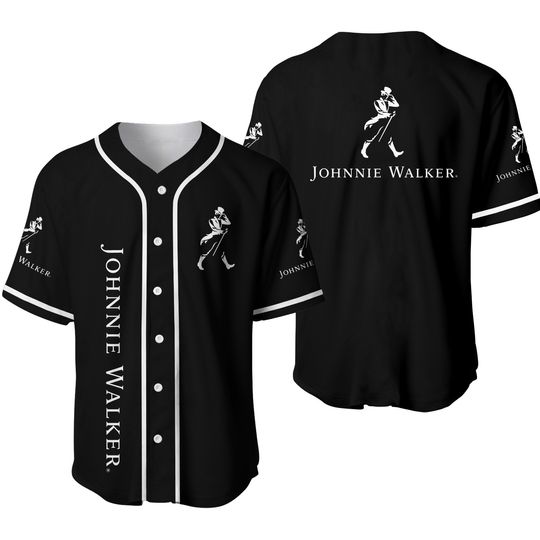Johnnie Walker Baseball Shirts, Whisky Jersey, Johnnie Walker Baseball Jersey