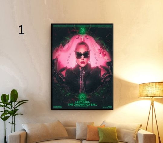 Lady Ga.ga The Chromatica Ball Tour 2022 Poster