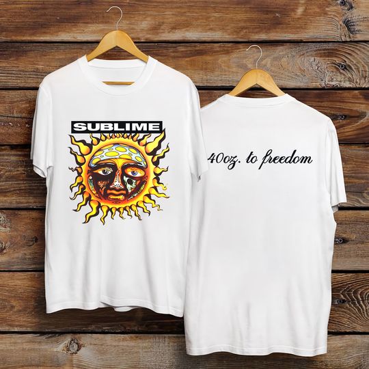 Sublime 40 Oz. To Freedom Album 1992 Promo T-Shirt, Sublime Band Shirt