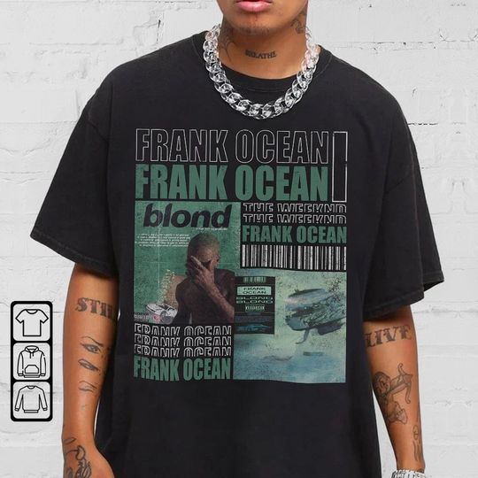 Frank Ocean Streetwear Gifts Shirt V2 Hip Hop 90s Vintage Retro Graphic Tee Rap T-Shirt
