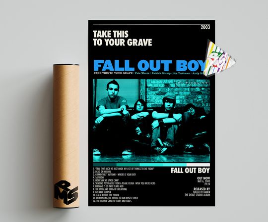 Fall Out Boy Poster | Take This to Your Grave Poster