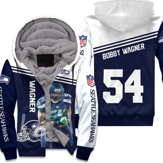 Bobby Wagner Seattle Seahawks 3D Unisex Fleece Hoodie