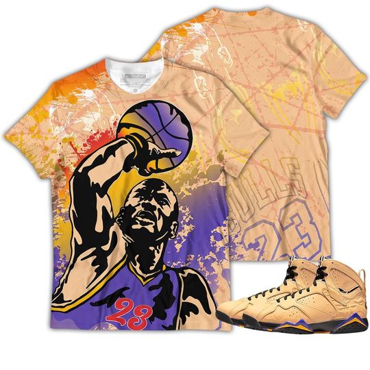 Basketball Superstar Sneaker Shirt Match Vachetta Tan 7s Tee