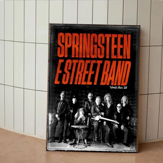 Bruce Springsteen & E Street Band First 2023 Tour Poster