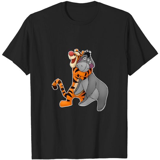 Winnie The Pooh T-Shirts Cartoon Tigger Eeyore