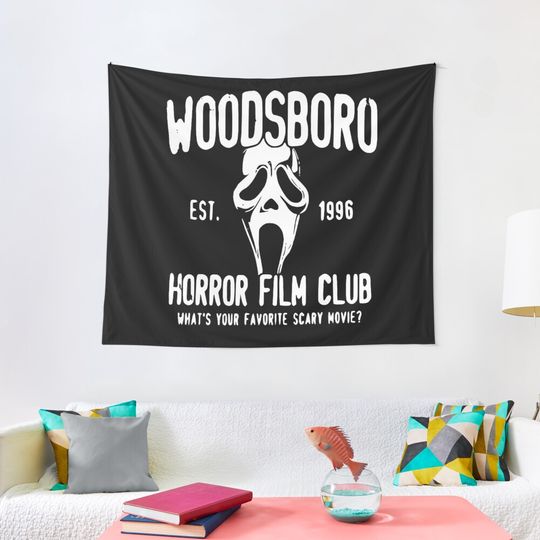 Scream woodsboro film club horror Tapestry