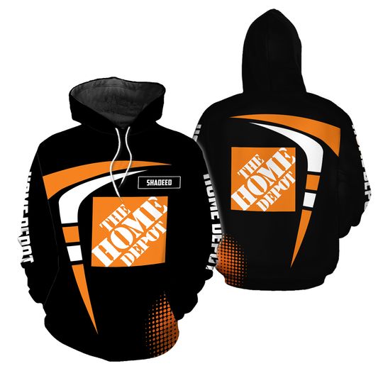 Personalized Home Depot logo 3D Hoodie| Home Depot Christmas Hoodie