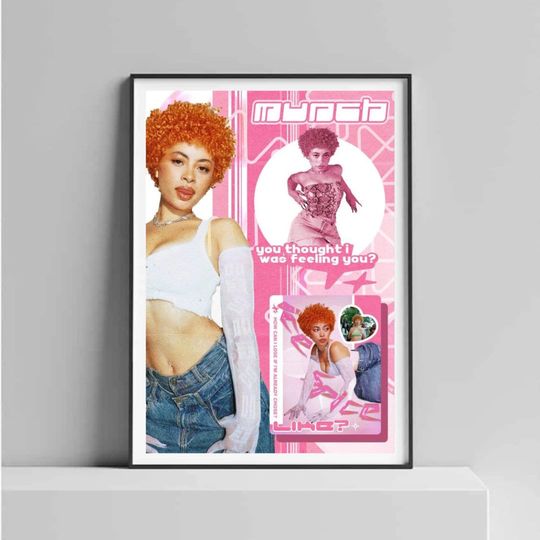 Ice Spice Vintage Hip-Hop Poster - Munch Ice Spice Rapper Merch