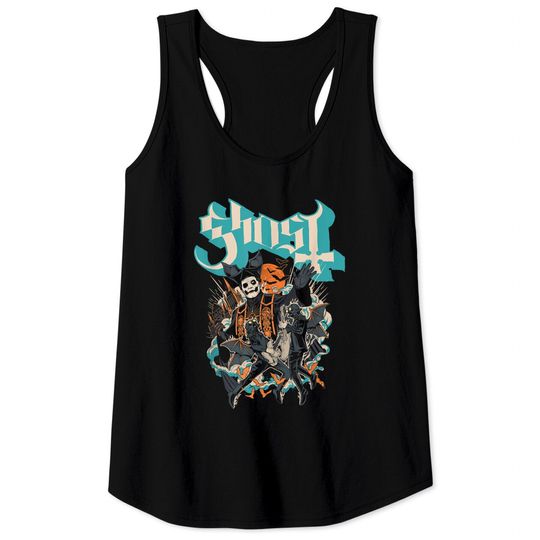 Ghost 2022 Tank Tops, Ghost Band Metal Tank Tops, Ghost Tour 2022 Tank Tops