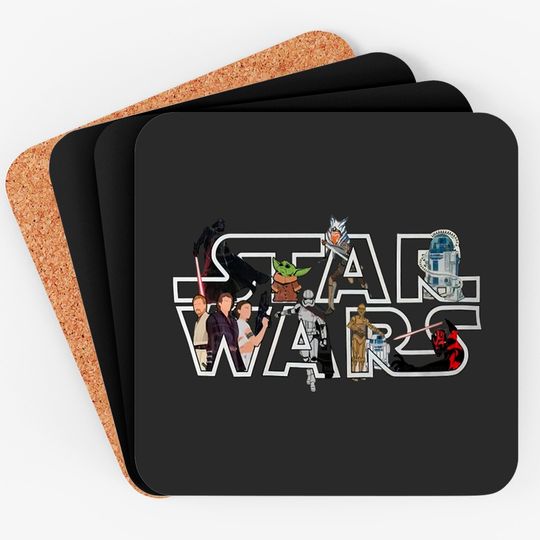 Star Wars Coasters, Star Wars Coasters, Star Wars 2022 Coasters, Ahsoka Coasters, Obi-wan Kenobi Coasters