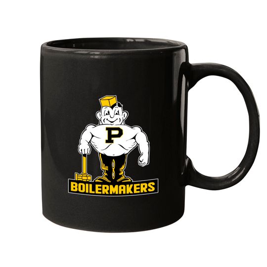 Vintage Boilermaker mascot - Purdue - Mugs