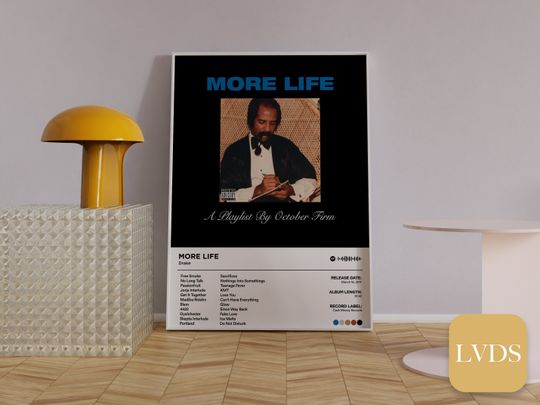 More Life - Drake Album Poster