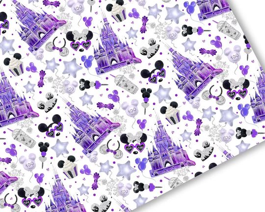 Disney 100th Wrapping Paper, Disney 100 Years Of Wonder, Disney Birthday Wrapping Paper