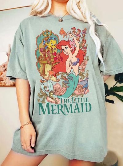 Vintage Disney The Little Mermaid Princess Ariel Shirt