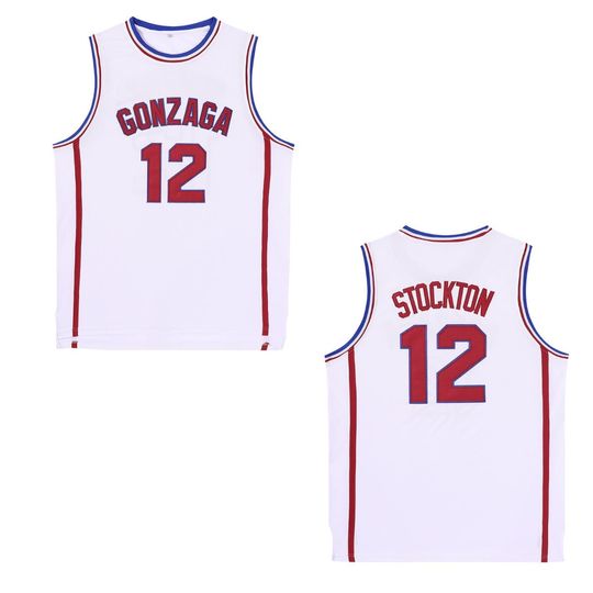 John Stockton Gonzaga Basketball Jersey College
