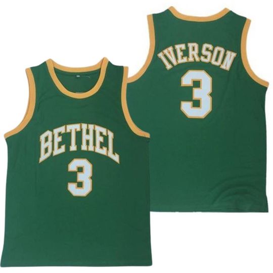 Allen Iverson Bethel Basketball Jersey High School