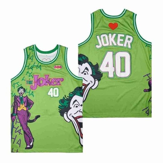 Batman The Joker Movie Retro Basketball Jersey