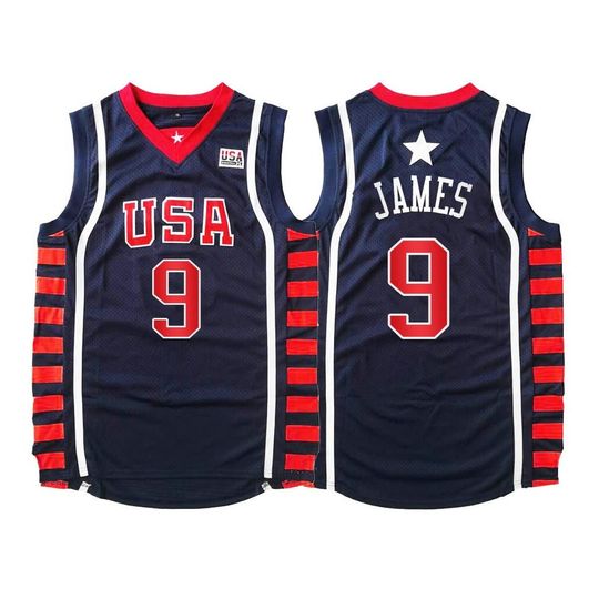 LeBron James Team USA 2004 Basketball Jersey