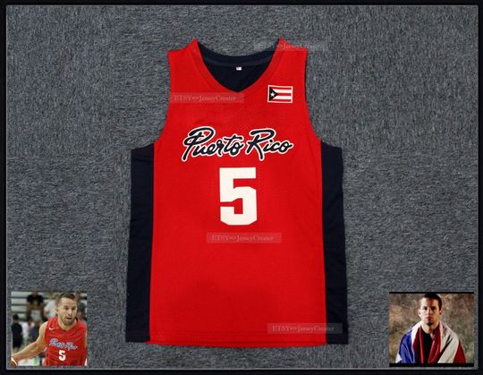 Jose Barea #5 Team Puerto Rico Basketball Jerseys