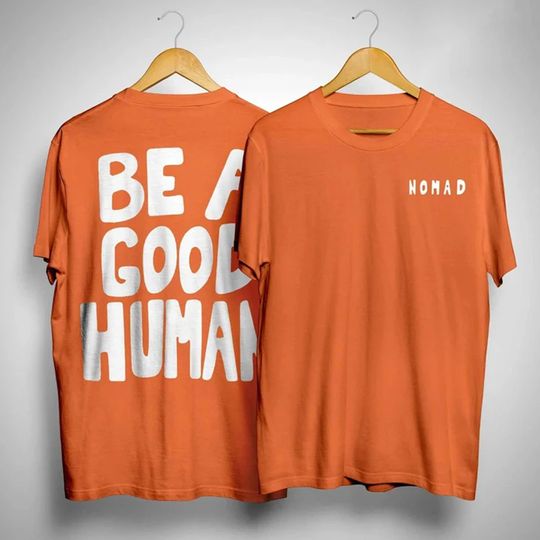 Be A Good Human Shirt, Jimin Orange Shirt