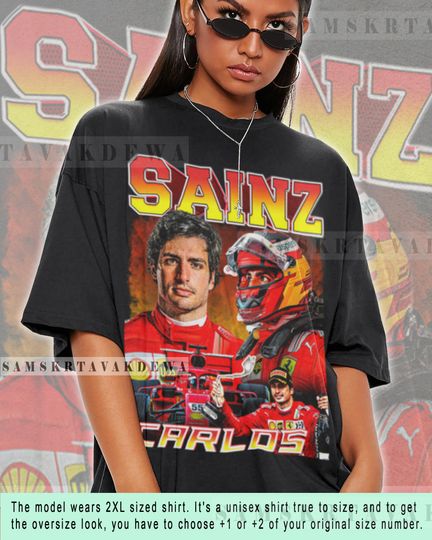 Best Design Carlos Sainz Jr. shirt Driver Athlete Racing Championship T-shirt