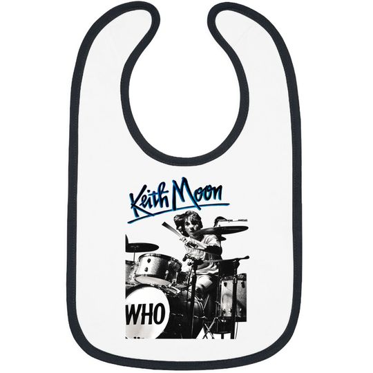 Drummer Keith Moon Classic Bibs The Who Pete Townshend Roger Daltrey Bibs