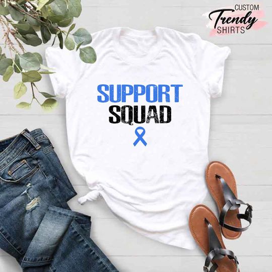 Colon Cancer Support Squad, Cancer Support Shirt, Cancer Support Team Shirt