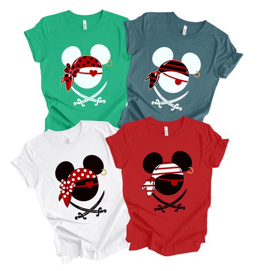 Custom Disney Pirates Family Shirts, Disney Pirates of Caribbean Shirt