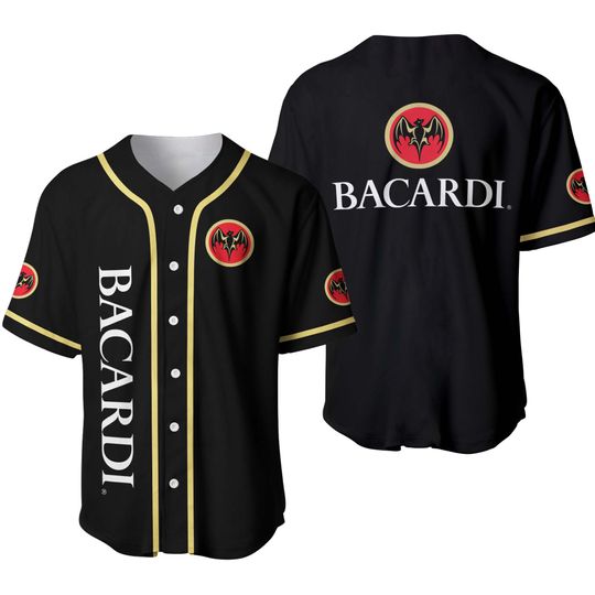 Bacardi Rum Baseball Jersey, Beer Lovers