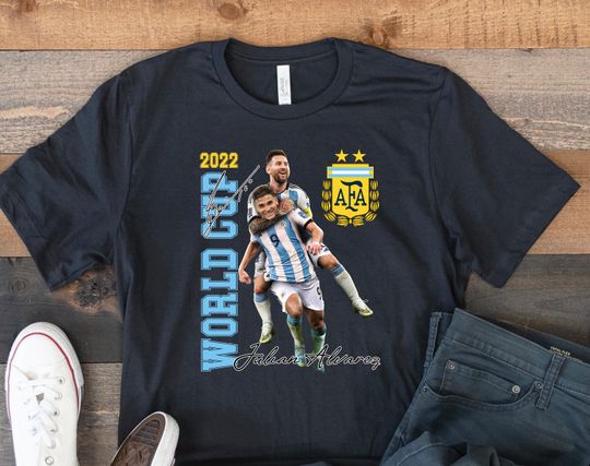 Messi T-shirt, Argentina World Cup Shirt, Lionel Messi Shirt