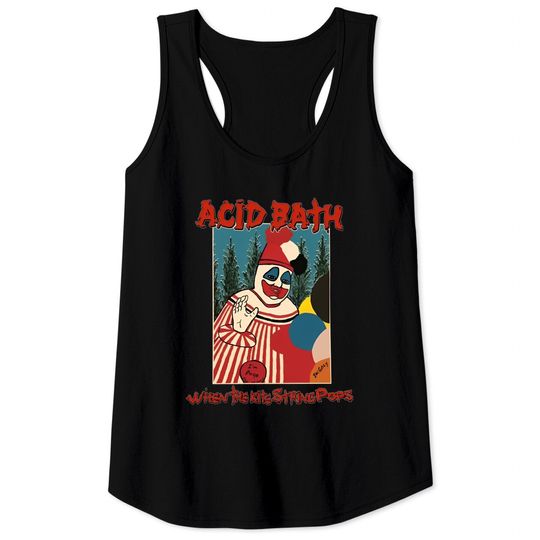 Acid Bath When The Kite String Pops Tank Tops, Vintage Acid Bath Tank Tops