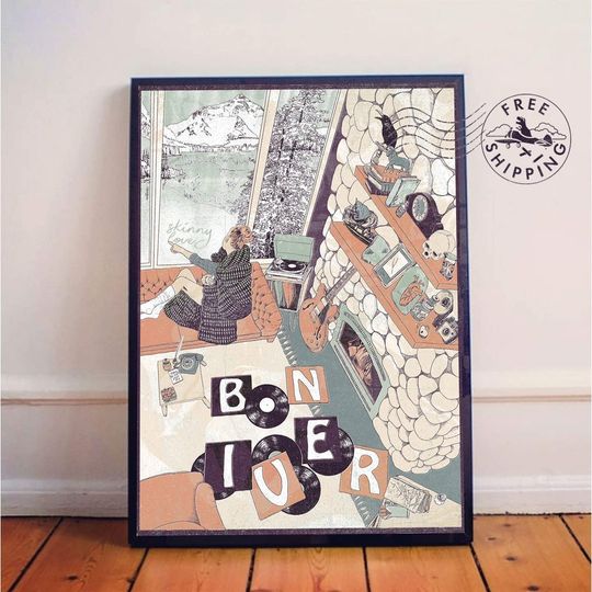 Bon Iver Concert Print Poster