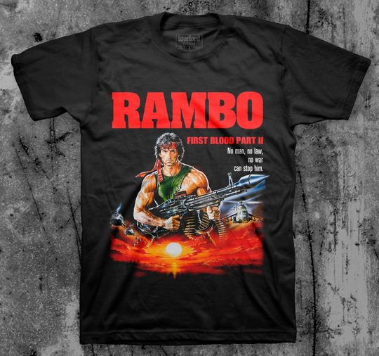 Rambo Part 2 Movies Gift T Shirt