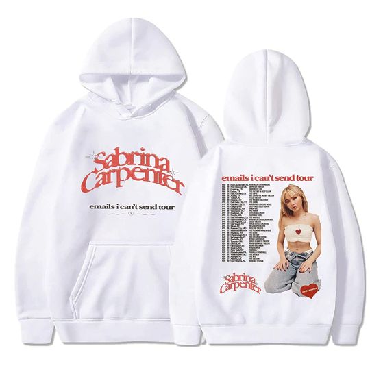 Email I Can't Send Tour 2023, Sabrina Carpenter Email I Can't Send Tour Hoodie